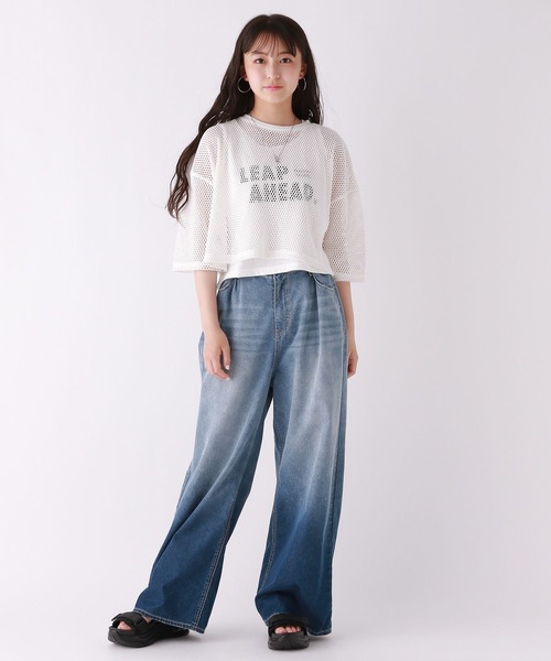 repipi armario（レピピ アルマリオ）の「☆セットアイテム☆7分袖メッシュT＆ショートロゴタンク（その他トップス・キッズ・ライム/ホワイト/ブラック・SMALL/MEDIUM/LARGE）」の8枚目の写真