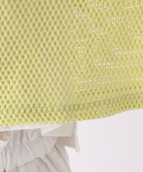 repipi armario（レピピ アルマリオ）の「☆セットアイテム☆7分袖メッシュT＆ショートロゴタンク（その他トップス・キッズ・ライム/ホワイト/ブラック・SMALL/MEDIUM/LARGE）」の9枚目の写真