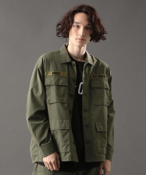 AVIREX（アヴィレックス）の「【MILITARY GARMENTS】バギー フィット B.D.U. ジャケット/BAGGY FIT B.D.U. JACKET（その他アウター・メンズ・ブラック/オリーブ・2/3）」の22枚目の写真