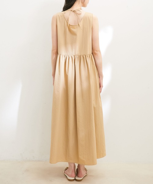 VIS(ビス)の「【選べる着丈・マルチWAY】ニットベスト付きワンピース【洗える】(ワンピース・レディース・ブラック/ベージュ系その他・FREE/FT)」の8枚目の写真