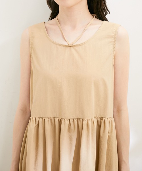 VIS(ビス)の「【選べる着丈・マルチWAY】ニットベスト付きワンピース【洗える】(ワンピース・レディース・ブラック/ベージュ系その他・FREE/FT)」の20枚目の写真