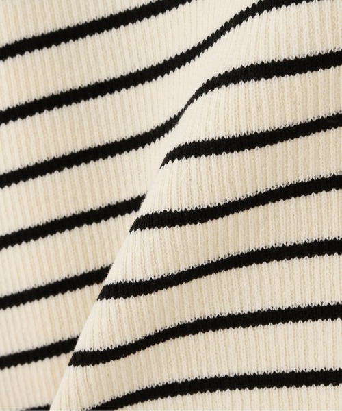 N.（N. Natural Beauty Basic）（エヌエヌナチュラルビューティーベーシック）の「◆ショートカーデ×ホルターインナーアンサンブル（ニット/セーター・レディース・ホワイト×ブラック/ブラック/オレンジ・MEDIUM）」の14枚目の写真