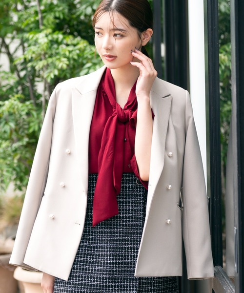ラメウラケハーフジップトップス｜WOMEN｜250HAG80-493I｜AZUL