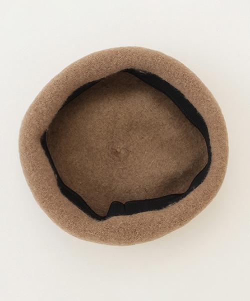 petit main（プティマイン）の「ベレー帽（キャップ・キッズ・アイボリー/ブラック/モカ・50cm/52cm/54cm）」の8枚目の写真