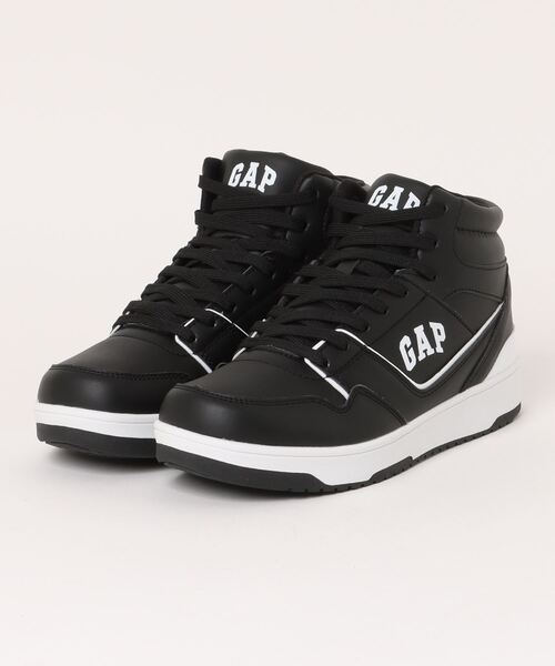 GAP（ギャップ）の「【GAP】 防水ハイカットスニーカー（スニーカー・メンズ・グレー/ブラック/ホワイト×グリーン/ブラック×ブラック/ブラック×グリーン/ホワイト×グレー/ブラック×グレー・26.0cm/27.0cm/25.0cm/28.0cm）」の5枚目の写真