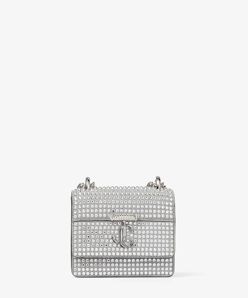 JIMMY CHOO ショルダーバッグ シルバー ジミーチュウ シルバーヴィンテージメタリックレザーを使用したジミー チュウの
