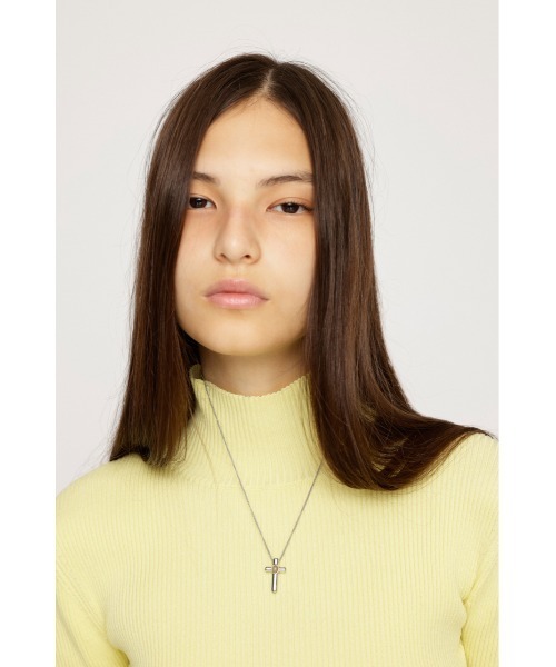 SLY（スライ）の「JEWEL CROSS MOTIF N/C ジュエル クロス モチーフ ネックレス（ネックレス）」 WEAR