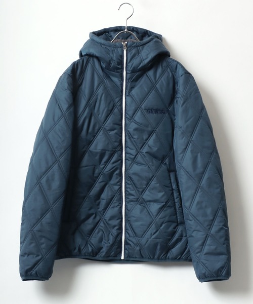 CONVERSE（コンバース）の「CONVERSE/コンバース 撥水 キルティング エコダウン ナイロンジャケット フーディー（ダウンジャケット/コート・メンズ・ブルーグリーン/ワイン/ブラック/ネイビー/ベージュ・LL/L/M）」の5枚目の写真