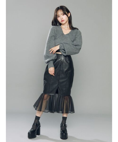 EATME（イートミー）の「ロゴチャームフェイクパールチョーカー（チョーカー・レディース・オフホワイト・FREE）」の9枚目の写真