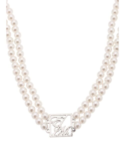 EATME（イートミー）の「ロゴチャームフェイクパールチョーカー（チョーカー・レディース・オフホワイト・FREE）」の14枚目の写真