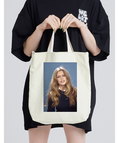 Little sunny bite(リトルサニーバイト)の「Brigitte Bardot x little sunny bite 2way tote bag(トートバッグ・レディース・アイボリー・FREE)」の1枚目の写真