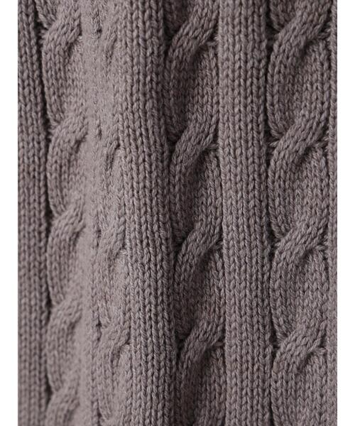 CRAFT STANDARD BOUTIQUE（クラフトスタンダードブティック）の「【男女兼用】チルデンニットベスト（ベスト・レディース・杢グレー/モカ/ダークネイビー/アイボリー・M/XL/L）」の19枚目の写真