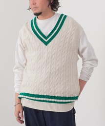 CRAFT STANDARD BOUTIQUE（クラフトスタンダードブティック）の「【男女兼用】チルデンニットベスト（ベスト・メンズ）」