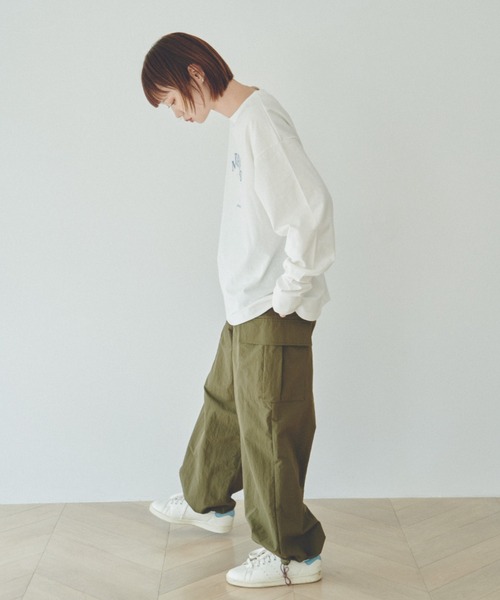 unclip（アンクリップ）の「アソートデザインロンT（Tシャツ/カットソー・レディース・グレー/ホワイト/グリーン・MEDIUM/LARGE）」の15枚目の写真
