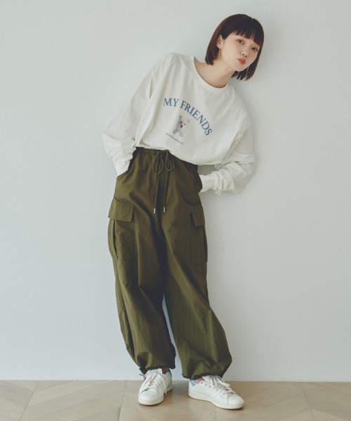 unclip（アンクリップ）の「アソートデザインロンT（Tシャツ/カットソー・レディース・グレー/ホワイト/グリーン・MEDIUM/LARGE）」の19枚目の写真