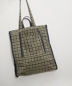 セール】2Way千鳥柄フリルトートMバッグ（トートバッグ）｜Maison de