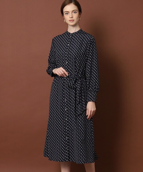 DRESSTERIOR(ドレステリア)の「◆【otonaMUSE12月号掲載】【2WAY】幾何プリントボウタイワンピース(ワンピース・レディース・ブルー系その他5・34/36/38)」の14枚目の写真
