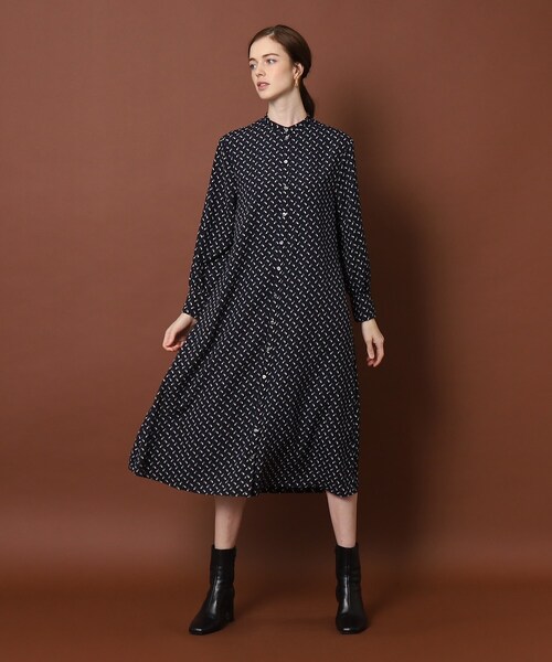 DRESSTERIOR(ドレステリア)の「◆【otonaMUSE12月号掲載】【2WAY】幾何プリントボウタイワンピース(ワンピース・レディース・ブルー系その他5・34/36/38)」の15枚目の写真