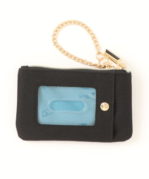 salle de bal（サルデバル）の「POLAR BEAR BANK / ポーラーベアバンク ポリBOX ネームリールパス パスケース PBB 028 MMI（パスケース・レディース・グレイッシュベージュ/サックスブルー/ブラック・FREE）」の8枚目の写真