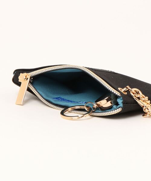 salle de bal（サルデバル）の「POLAR BEAR BANK / ポーラーベアバンク ポリBOX ネームリールパス パスケース PBB 028 MMI（パスケース・レディース・グレイッシュベージュ/サックスブルー/ブラック・FREE）」の9枚目の写真