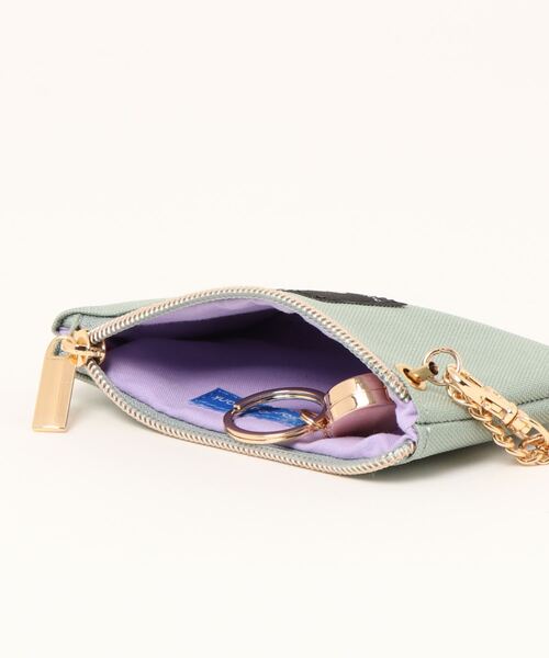 salle de bal（サルデバル）の「POLAR BEAR BANK / ポーラーベアバンク ポリBOX ネームリールパス パスケース PBB 028 MMI（パスケース・レディース・グレイッシュベージュ/サックスブルー/ブラック・FREE）」の4枚目の写真