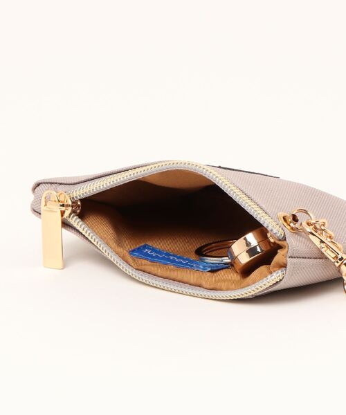 salle de bal（サルデバル）の「POLAR BEAR BANK / ポーラーベアバンク ポリBOX ネームリールパス パスケース PBB 028 MMI（パスケース・レディース・グレイッシュベージュ/サックスブルー/ブラック・FREE）」の5枚目の写真