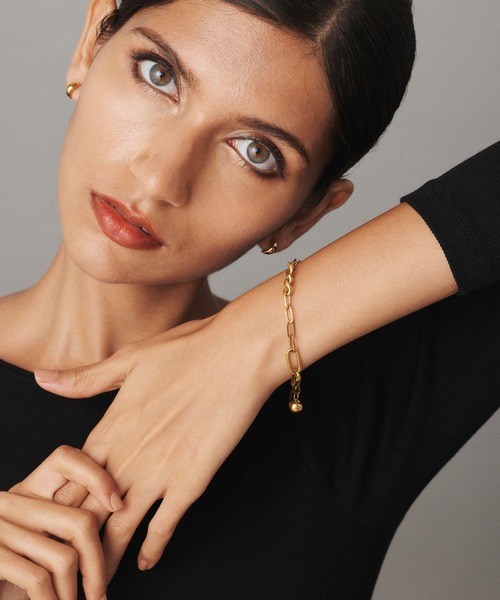 CENE（セネ）の「【CENE】セネ/キリカエMIXチェーンブレスレット（ブレスレット・レディース・シルバー/ゴールド・FREE）」の4枚目の写真