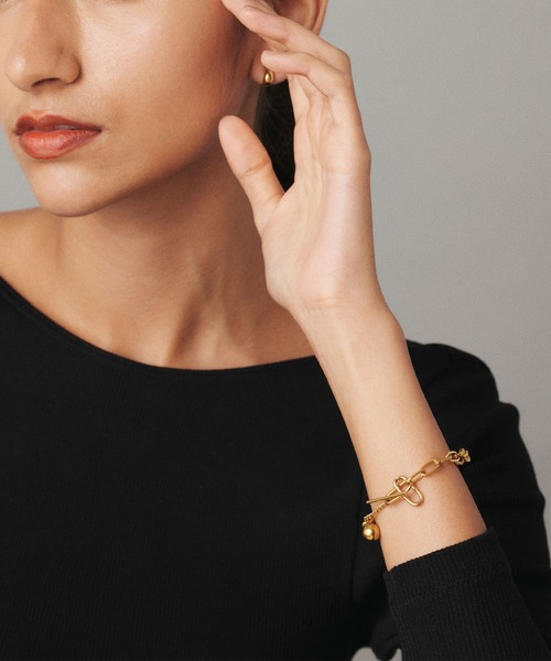 CENE（セネ）の「【CENE】セネ/キリカエMIXチェーンブレスレット（ブレスレット・レディース・シルバー/ゴールド・FREE）」の3枚目の写真