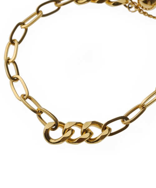 CENE（セネ）の「【CENE】セネ/キリカエMIXチェーンブレスレット（ブレスレット・レディース・シルバー/ゴールド・FREE）」の11枚目の写真