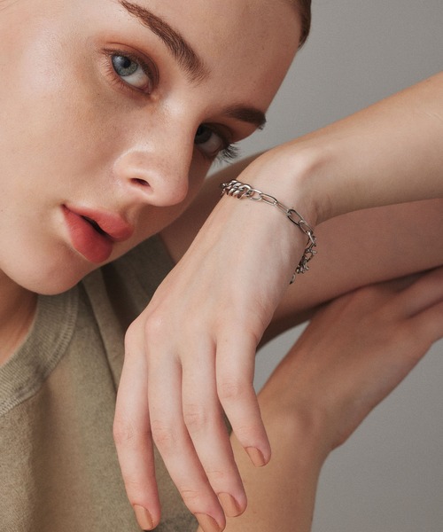 CENE（セネ）の「【CENE】セネ/キリカエMIXチェーンブレスレット（ブレスレット・レディース・シルバー/ゴールド・FREE）」の15枚目の写真