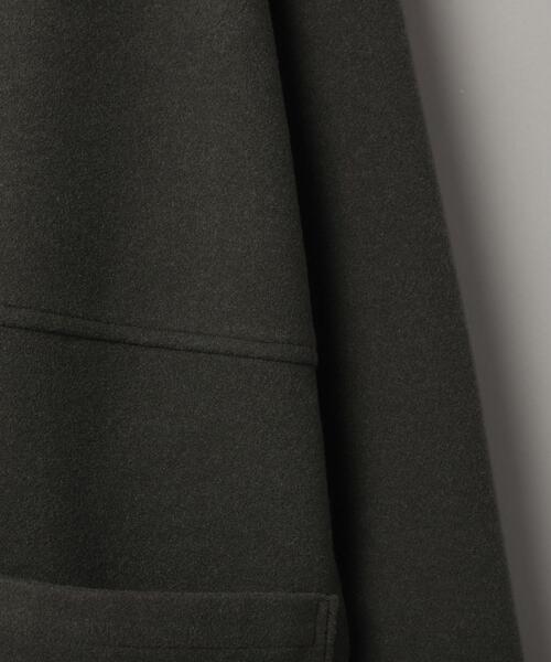 coen（コーエン）の「ライトエアーメルトンミドルノーカラーコート（ノーカラーコート・レディース・ライトグレー/ベージュ/ダークグレー・M/L）」の15枚目の写真