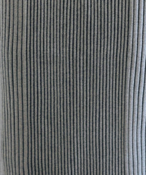 PAGEBOY（ページボーイ）の「バイカラーリブナロースカート（スカート・レディース・ブラック/ターコイズブルー/モカ・FREE）」の14枚目の写真