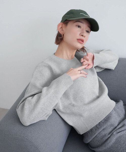 SLOBE citron.（スローブシトロン）の「SLOBE citron.スムースニットスウェット（ニット/セーター・レディース・ライトグレー/ピンク・FREE）」の12枚目の写真