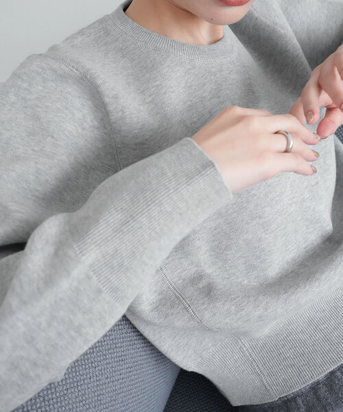 SLOBE citron.（スローブシトロン）の「SLOBE citron.スムースニットスウェット（ニット/セーター・レディース・ライトグレー/ピンク・FREE）」の13枚目の写真