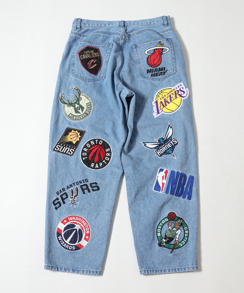NBA,EST,1996、インディゴデニムチーム刺繍ワッペン、オールチーム