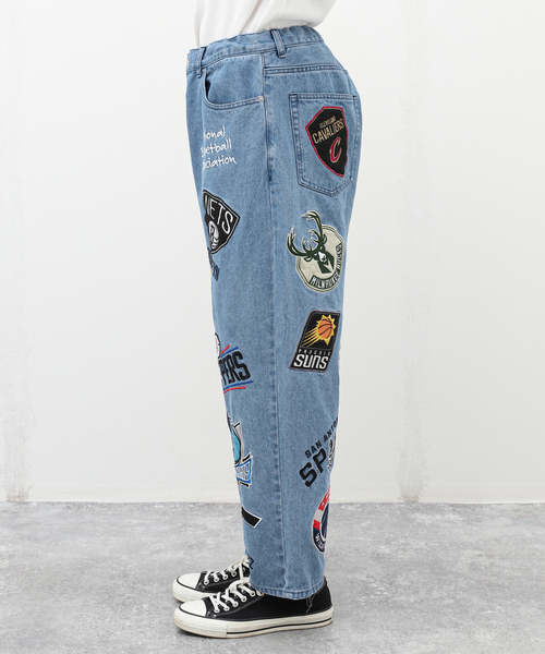 NBA(エヌビーエー)の「【Off The Court by NBA】 Denim Pants(デニムパンツ・メンズ・ブルー系その他・MEDIUM)」の5枚目の写真