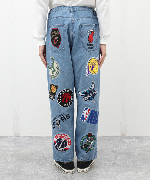 NBA（エヌビーエー）の「【Off The Court by NBA】 Denim Pants