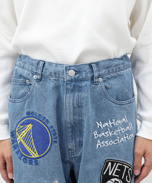 NBA（エヌビーエー）の「【Off The Court by NBA】 Denim Pants