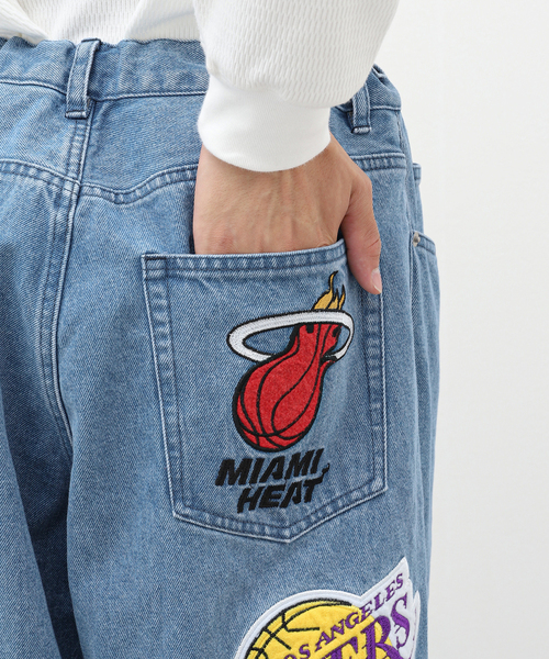 NBA(エヌビーエー)の「【Off The Court by NBA】 Denim Pants(デニムパンツ・メンズ・ブルー系その他・MEDIUM)」の9枚目の写真