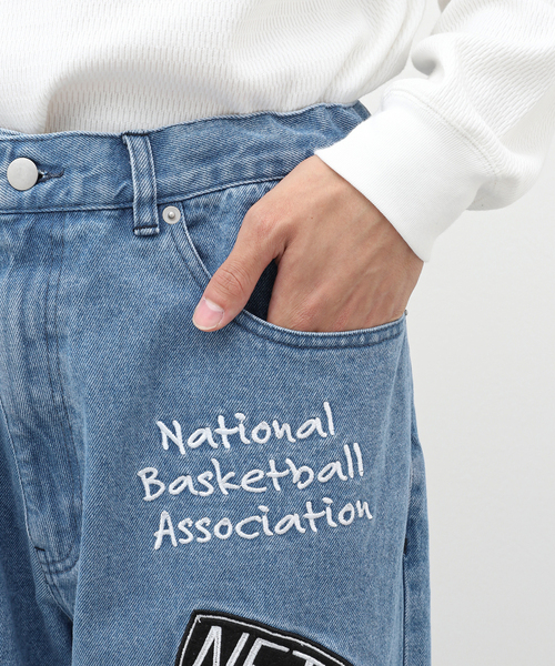 NBA（エヌビーエー）の「【Off The Court by NBA】 Denim Pants