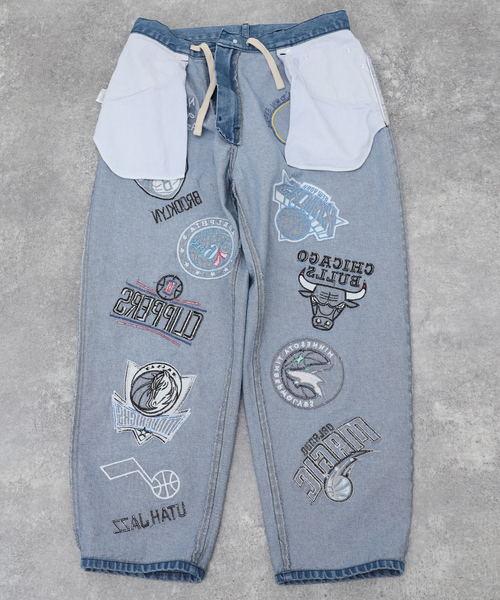 NBA（エヌビーエー）の「【Off The Court by NBA】 Denim Pants