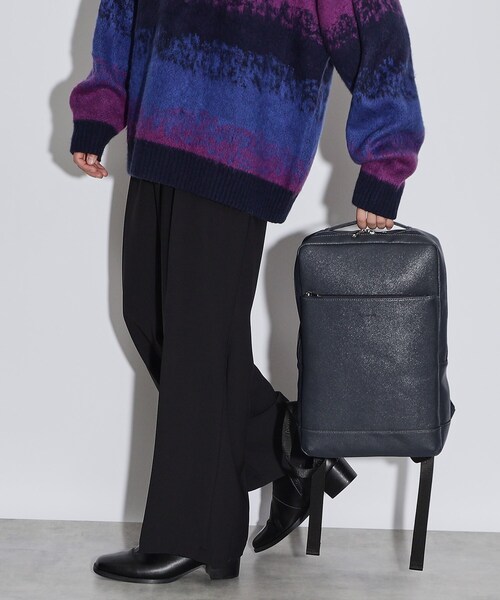 tk.TAKEO KIKUCHI(ティーケータケオキクチ)の「◆サフィアーノバックパック(バックパック/リュック・メンズ・ブラック/ブルー系その他・00)」の20枚目の写真