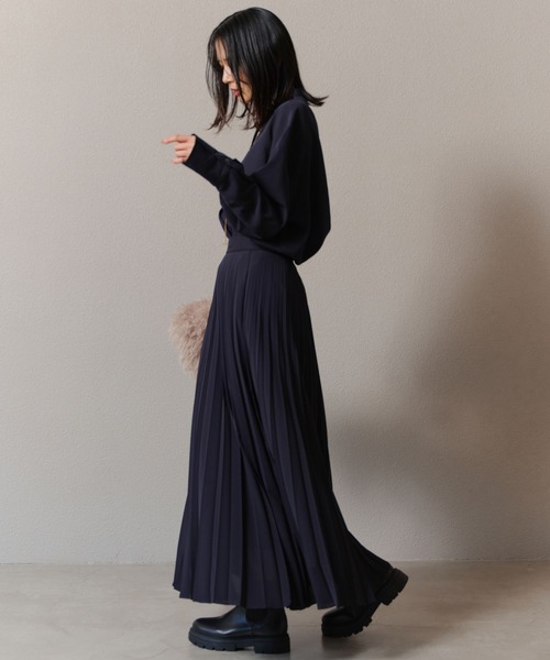 BARNYARDSTORM（バンヤードストーム）の「BARNYARDSTORM / スタンドカラーブラウス（シャツ/ブラウス・レディース・オフホワイト/ネイビー・1/0）」の14枚目の写真