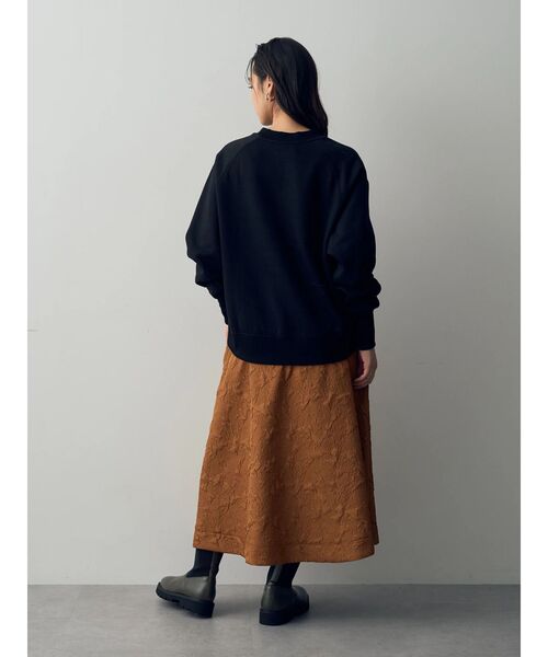 YECCA VECCA(イェッカヴェッカ)の「刺繍ロゴスウェット(スウェット・レディース・ブラック/杢グレー・FREE)」の10枚目の写真