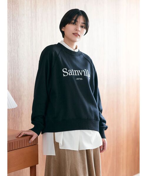 YECCA VECCA(イェッカヴェッカ)の「刺繍ロゴスウェット(スウェット・レディース・ブラック/杢グレー・FREE)」の21枚目の写真