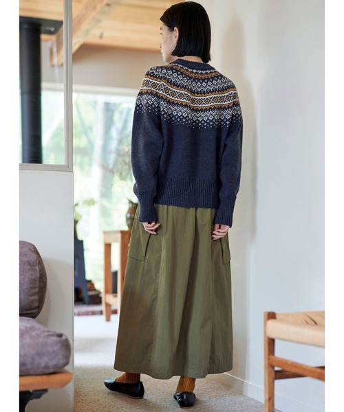 Sunny clouds（サニークラウズ）の「サニークラウズ　ノルディックなセーター〈レディース〉（ニット/セーター・レディース・レッド系その他/ブルー系その他/イエロー系その他・X-LARGE/LARGE/MEDIUM）」の6枚目の写真