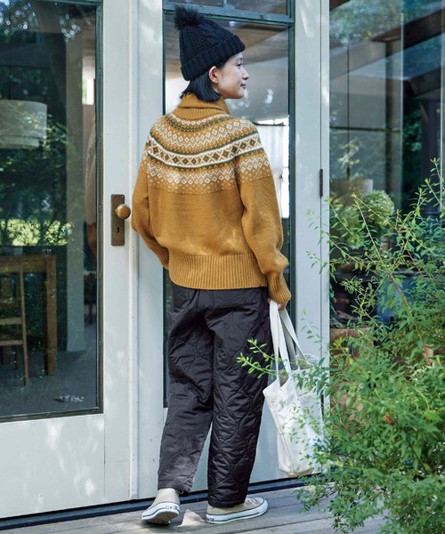 Sunny clouds（サニークラウズ）の「サニークラウズ　ノルディックなセーター〈レディース〉（ニット/セーター・レディース・レッド系その他/ブルー系その他/イエロー系その他・X-LARGE/LARGE/MEDIUM）」の9枚目の写真