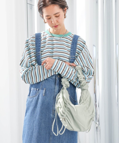 LEPSIM(レプシィム)の「ミニナイロンドロストショルダー 994930(ショルダーバッグ・レディース・アイボリー/ブルーグレー/ブラック・ONE SIZE)」の20枚目の写真