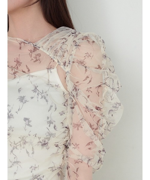 SNIDEL（スナイデル）の「カットチュールTOPS（Tシャツ/カットソー・レディース・アイボリー/ブラック/その他・FREE）」の8枚目の写真