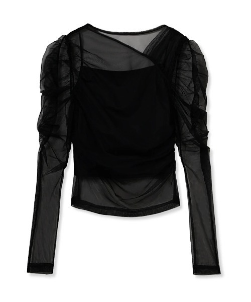 SNIDEL（スナイデル）の「カットチュールTOPS（Tシャツ/カットソー・レディース・アイボリー/ブラック/その他・FREE）」の21枚目の写真